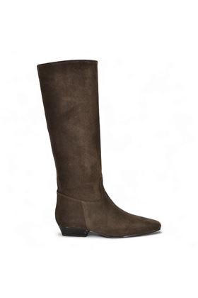 Stivale donna in camoscio colore testa di moro. LES AUTRES | 311-CAM.CAFFE